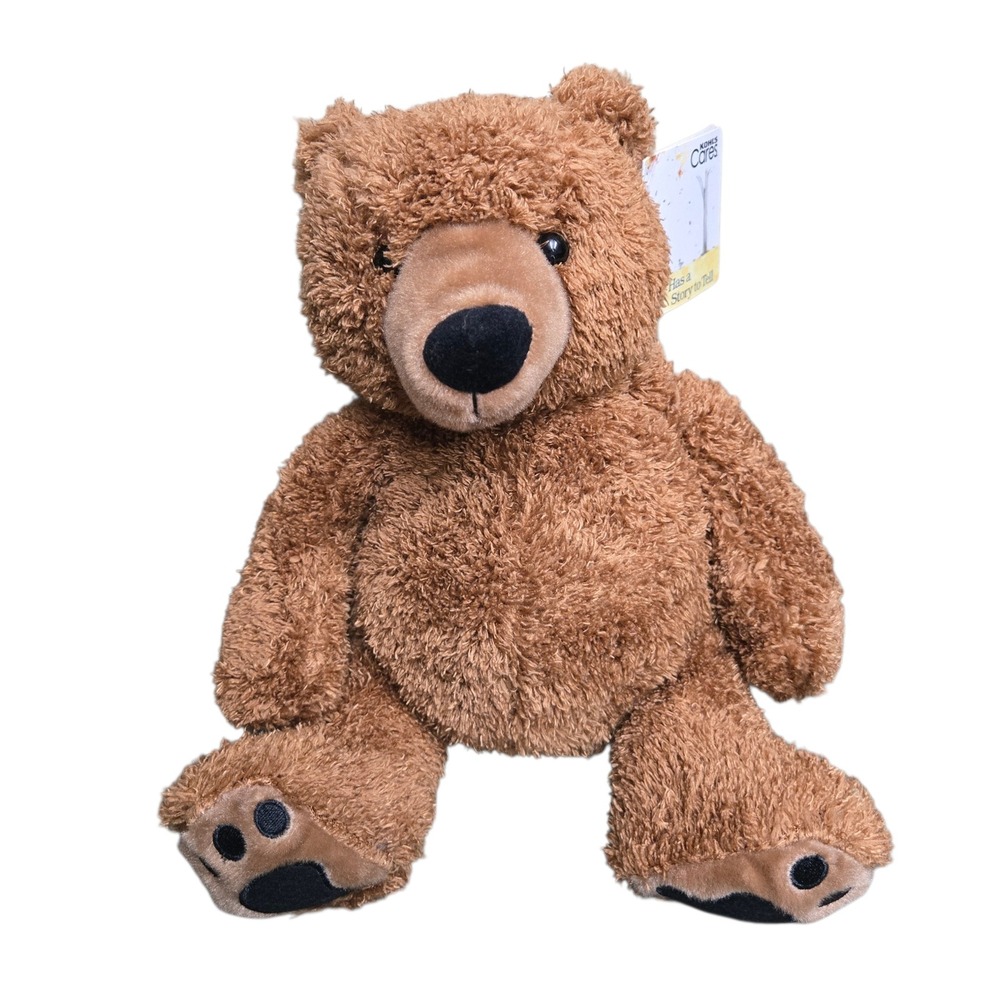 Kohl's Cares Bear Has a Story to Tell Plush 12" Teddy Brown Sitting NWT